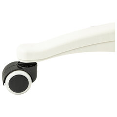 Кресло стул BRABIX &laquo;Eames MG-310 PL&raquo;, пластик белый, экокожа белая, 532926