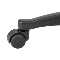 Кресло стул BRABIX &laquo;Eames MG-310 PL&raquo;, пластик черный, экокожа черная, 532927