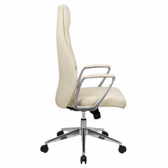 Кресло BRABIX PREMIUM &laquo;Adept EX-752&raquo;, синхромеханизм, алюминий, экокожа, бежевое, 532931