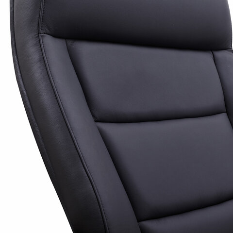 Кресло HAWASAN (ХАВАСАН) "Overlord EX-770", мультиблок, дерево, натуральная кожа, черное, 532934 - фото 8