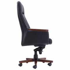 Кресло HAWASAN (ХАВАСАН) &laquo;Desire EX-771&raquo;, мультиблок, дерево, натуральная кожа, черное, 532935