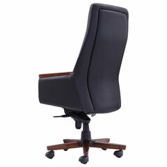 Кресло HAWASAN (ХАВАСАН) &laquo;Desire EX-771&raquo;, мультиблок, дерево, натуральная кожа, черное, 532935