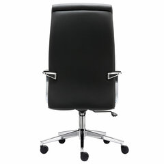 Кресло BRABIX PREMIUM &laquo;Solo EX-730&raquo;, алюминий, хром, экокожа, черное, 532936