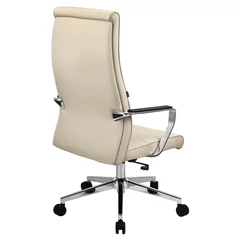 Кресло BRABIX PREMIUM &laquo;Solo EX-730&raquo;, алюминий, хром, экокожа, бежевое, 532937