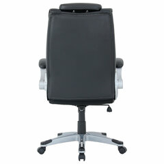 Кресло BRABIX PREMIUM &laquo;Phantom EX-553&raquo;, рециклированная кожа, регулируемый подголовник, черное, 532940