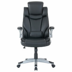 Кресло BRABIX PREMIUM &laquo;Phantom EX-553&raquo;, рециклированная кожа, регулируемый подголовник, черное, 532940