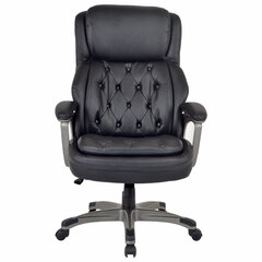 Кресло BRABIX PREMIUM &laquo;Regal EX-557&raquo;, НАГРУЗКА до 150 кг, пружинный блок, экокожа, черный, 532945