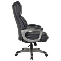 Кресло BRABIX PREMIUM &laquo;Regal EX-557&raquo;, НАГРУЗКА до 150 кг, пружинный блок, экокожа, черный, 532945