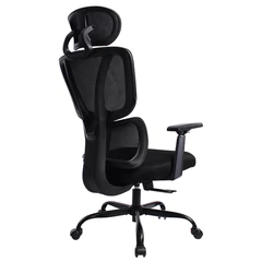 Кресло BRABIX PREMIUM &laquo;Fargo ER-710&raquo;, синхромеханизм, 3D подлокотники, сетка/<wbr/>ткань TW, черное, 532949