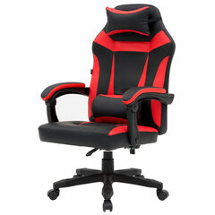 Кресло компьютерное CROMEX (КРОМЕКС) &laquo;Start GM-105&raquo;, две подушки, экокожа, черное/<wbr/>красное, 532957