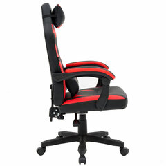 Кресло компьютерное CROMEX (КРОМЕКС) &laquo;Start GM-105&raquo;, две подушки, экокожа, черное/<wbr/>красное, 532957