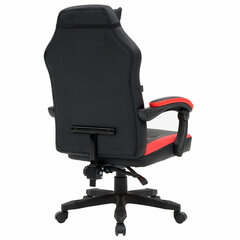 Кресло компьютерное CROMEX (КРОМЕКС) &laquo;Start GM-105&raquo;, две подушки, экокожа, черное/<wbr/>красное, 532957