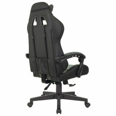 Кресло компьютерное BRABIX &laquo;Striker GM-121&raquo;, синхромеханизм, 2 подушки, экокожа/<wbr/>велюр, черное/<wbr/>серое, 532961