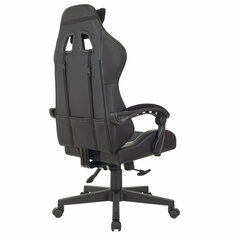 Кресло компьютерное BRABIX &laquo;Striker GM-121&raquo;, синхромеханизм, 2 подушки, экокожа/<wbr/>велюр, черное, 532962