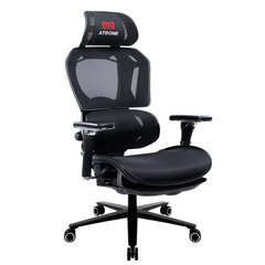 Кресло ATRONE (АТРОН) &laquo;Optimus ER-707&raquo;, адаптивный механизм со слайдером, сетка, черный/<wbr/>серый, 532967