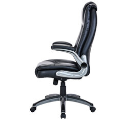 Кресло BRABIX PREMIUM &laquo;Paradigm EX-556&raquo;, пружинный блок, рециклированная кожа, черное, 532976