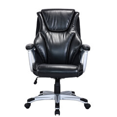 Кресло BRABIX PREMIUM &laquo;Credo EX-587&raquo;, рециклированная кожа, черное, 532977