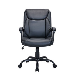 Кресло BRABIX &laquo;Forex EX-529&raquo;, экокожа, разборное пятилучие, черное, 532980