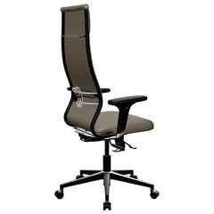 Кресло МЕТТА &laquo;ErgoLife&raquo; 10 B1-162D, пластик, синхромеханизм, 2D-подлокотники, ткань, бежевое