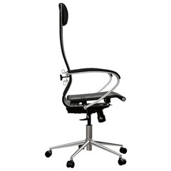 Кресло МЕТТА &laquo;ErgoLife&raquo; 10 B1-104K, хром, синхромеханизм, прочная сетка, черное