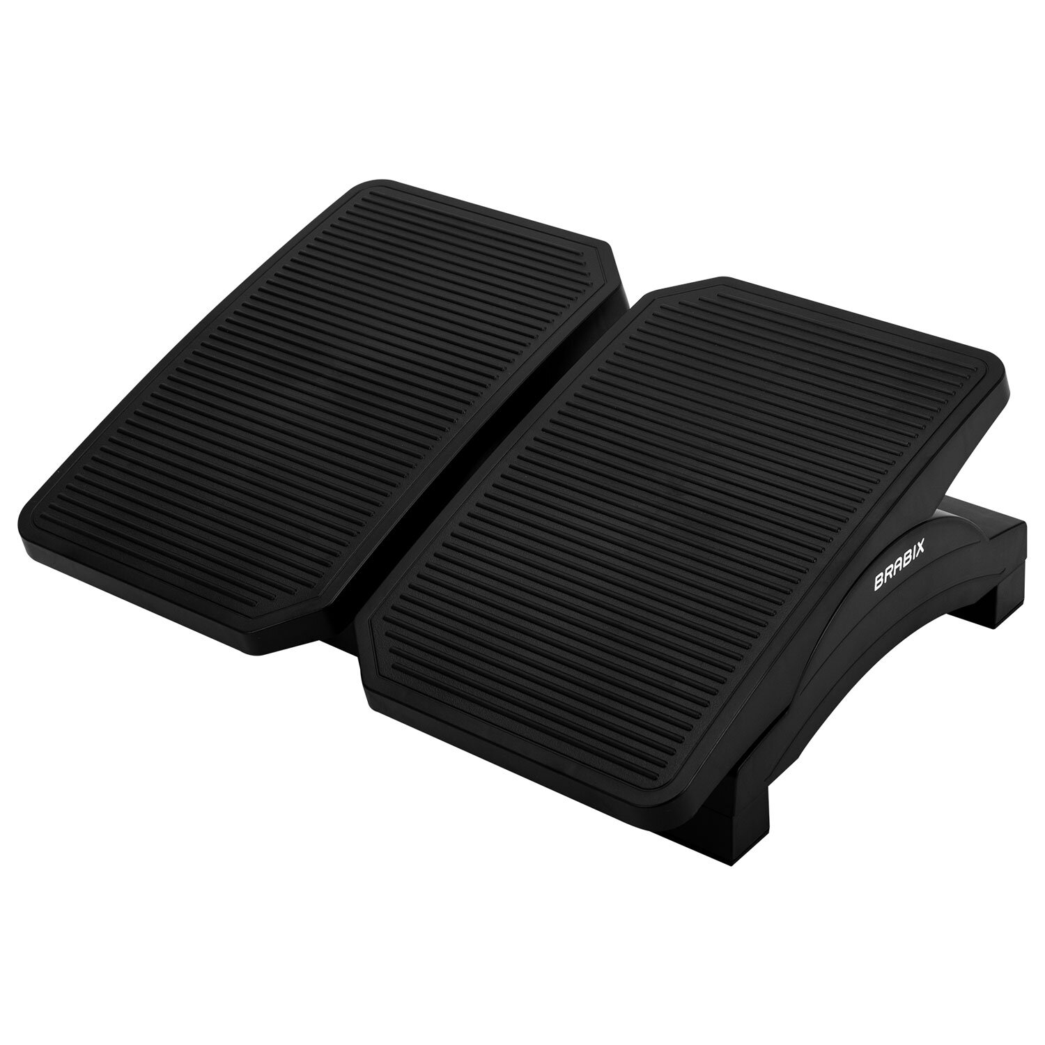 Подставка для ног BRABIX "Ultra 4" 43х32 см, регулировка угла наклона, 2 платформы, 533039