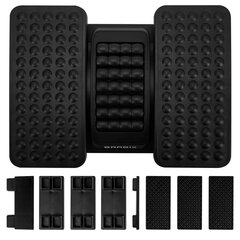 Подставка для ног BRABIX Ultra 5 43&times;32 см, массажер, регулировка угла наклона, 2 платформы, 533040