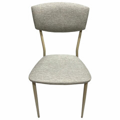 Стул для столовых, кафе, дома РС23, бежевый перламутровый каркас, рогожка бежевая