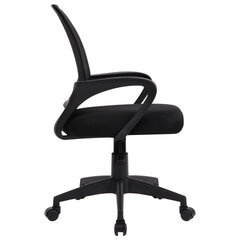 Кресло CROMEX (КРОМЕКС) &laquo;Top CH-695&raquo;, с подлокотниками, сетка/<wbr/>ткань TW, черное, 533065