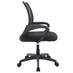 Кресло CROMEX (КРОМЕКС) &laquo;Top CH-695&raquo;, с подлокотниками, сетка/<wbr/>ткань TW, черное, 533065