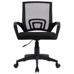 Кресло CROMEX (КРОМЕКС) &laquo;Top CH-695&raquo;, с подлокотниками, сетка/<wbr/>ткань TW, черное, 533065