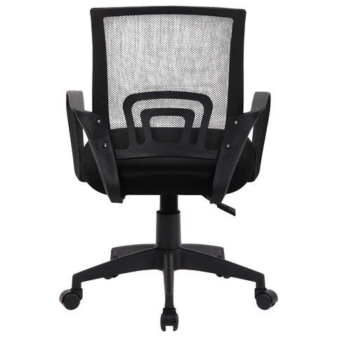 Кресло CROMEX (КРОМЕКС) "Top CH-695", с подлокотниками, сетка/ткань TW, черное, 533065 - фото 4