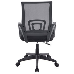 Кресло CROMEX (КРОМЕКС) &laquo;Top CH-695&raquo;, с подлокотниками, сетка/<wbr/>ткань TW, черное, 533065