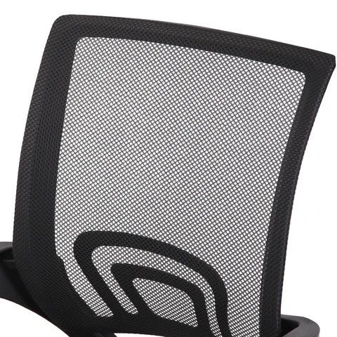 Кресло CROMEX (КРОМЕКС) "Top CH-695", с подлокотниками, сетка/ткань TW, черное, 533065 - фото 7