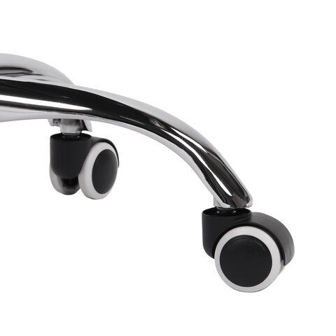 Кресло CROMEX (КРОМЕКС) "Top CH-695", ХРОМ, с подлокотниками, сетка/ткань TW, черное, 533066 - фото 11