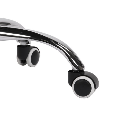 Кресло CROMEX (КРОМЕКС) "Debut CH-697", ХРОМ, с подлокотниками, механизм качания, сетка/ткань TW, черное, 533068 - фото 15