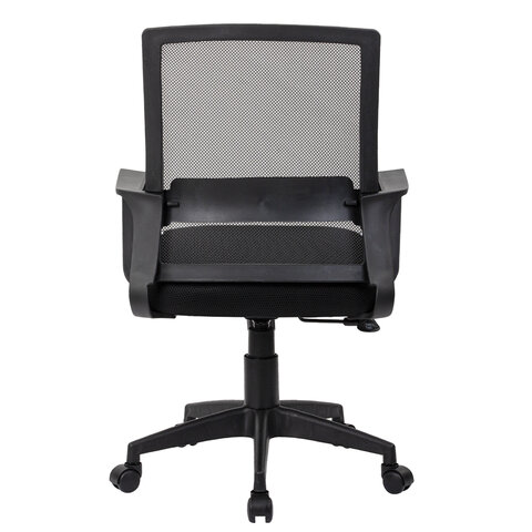 Кресло CROMEX (КРОМЕКС) "Basic CH-698", с подлокотниками, механизм качания, сетка/ткань TW, черное, 533069 - фото 4