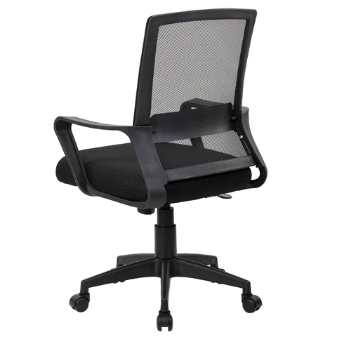 Кресло CROMEX (КРОМЕКС) "Basic CH-698", с подлокотниками, механизм качания, сетка/ткань TW, черное, 533069 - фото 5