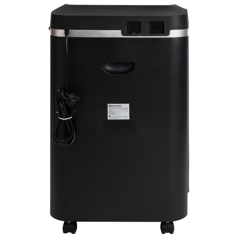 Уничтожитель (шредер) BRAUBERG PROFESSIONAL CM-1025m, "Heavy Duty", 5 уровень секретности, 2х15 мм, 10 листов, корзина 25 литров, 533128 - фото 3