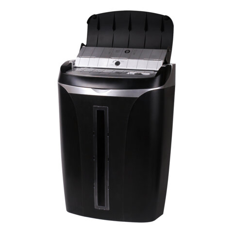 Уничтожитель (шредер) с автоподачей BRAUBERG AUTO OF-50X, CD, 4 секр., 4х35мм, 50 листов,17л, 533139