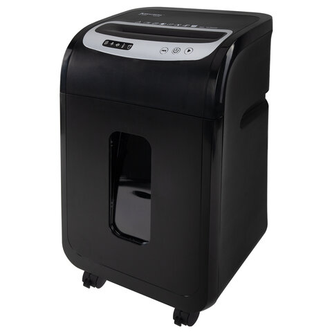 Уничтожитель (шредер) BRAUBERG PROFESSIONAL OF-1830x, HeavyDuty, CD, карты, 4 уровень секретности, 4х38 мм, 18 листов, 30 литров, 533140