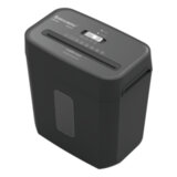 Уничтожитель (шредер) BRAUBERG OF-812X, карты, скобы, 4 уровень секретности, 4х35 мм, 8 листов, 12 литров, 533141