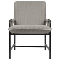 Кресло BRABIX &laquo;Gentle LC-300&raquo;, ЛОФТ, пружинный блок, ткань велсофт (плюш), серое, 533142