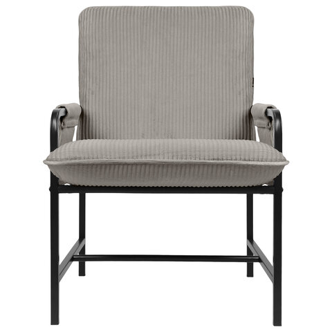 Кресло BRABIX Gentle LC-300, ЛОФТ, пружинный блок, ткань велсофт (плюш), серое, 533142