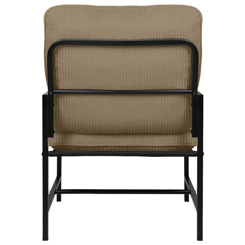 Кресло BRABIX Gentle LC-300, ЛОФТ, пружинный блок, ткань велсофт (плюш), мокко, 533143