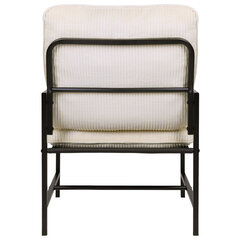 Кресло BRABIX &laquo;Gentle LC-300&raquo;, ЛОФТ, пружинный блок, ткань велсофт (плюш), молочное, 533144