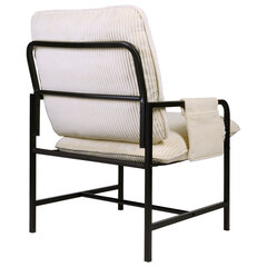 Кресло BRABIX &laquo;Gentle LC-300&raquo;, ЛОФТ, пружинный блок, ткань велсофт (плюш), молочное, 533144