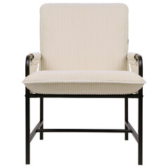 Кресло BRABIX &laquo;Gentle LC-300&raquo;, ЛОФТ, пружинный блок, ткань велсофт (плюш), молочное, 533144