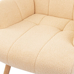 Кресло BRABIX &laquo;Soft LC-305&raquo;, фактурная ткань букле (экомех), кремовое, 533146