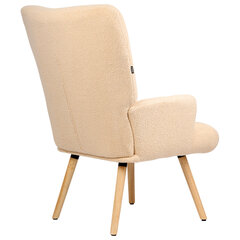 Кресло BRABIX &laquo;Soft LC-305&raquo;, фактурная ткань букле (экомех), кремовое, 533146