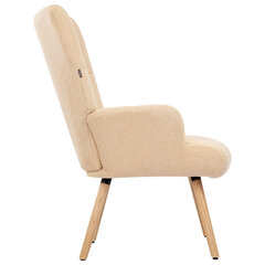 Кресло BRABIX &laquo;Soft LC-305&raquo;, фактурная ткань букле (экомех), кремовое, 533146